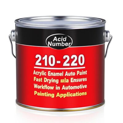 Giá tốt. Sơn ô tô men acrylic số axit 210-220 Công thức khô nhanh Đảm bảo quy trình làm việc trong các ứng dụng sơn ô tô trực tuyến